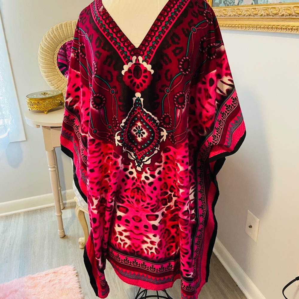 Gorgeous Goddess By Winlar Caftan Mini Dress